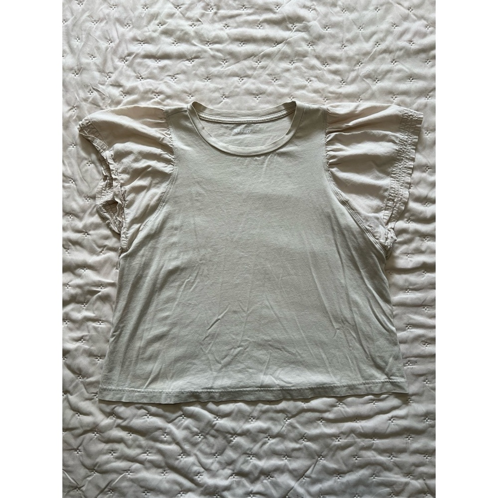 Old Navy Flutter Sleeve Top - L - EUC!